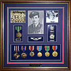 Framed medal display
